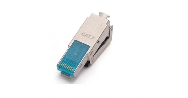RJ45 Konnektör CAT7 FTP Metal 10Gbps Gold Plated IP20 Industrial # DCP-104