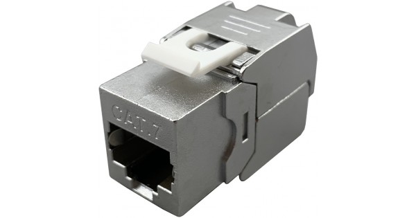 Keystone Jack CAT7 FTP Metal Toolles 180° 10Gbps @ DKS-S300T