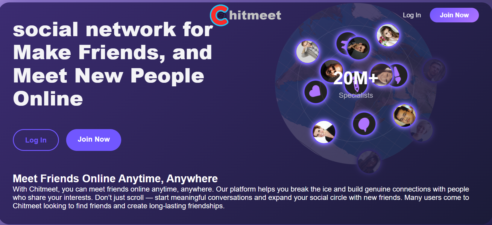 Meet New People Online & Free Online Chat | ChitMeet